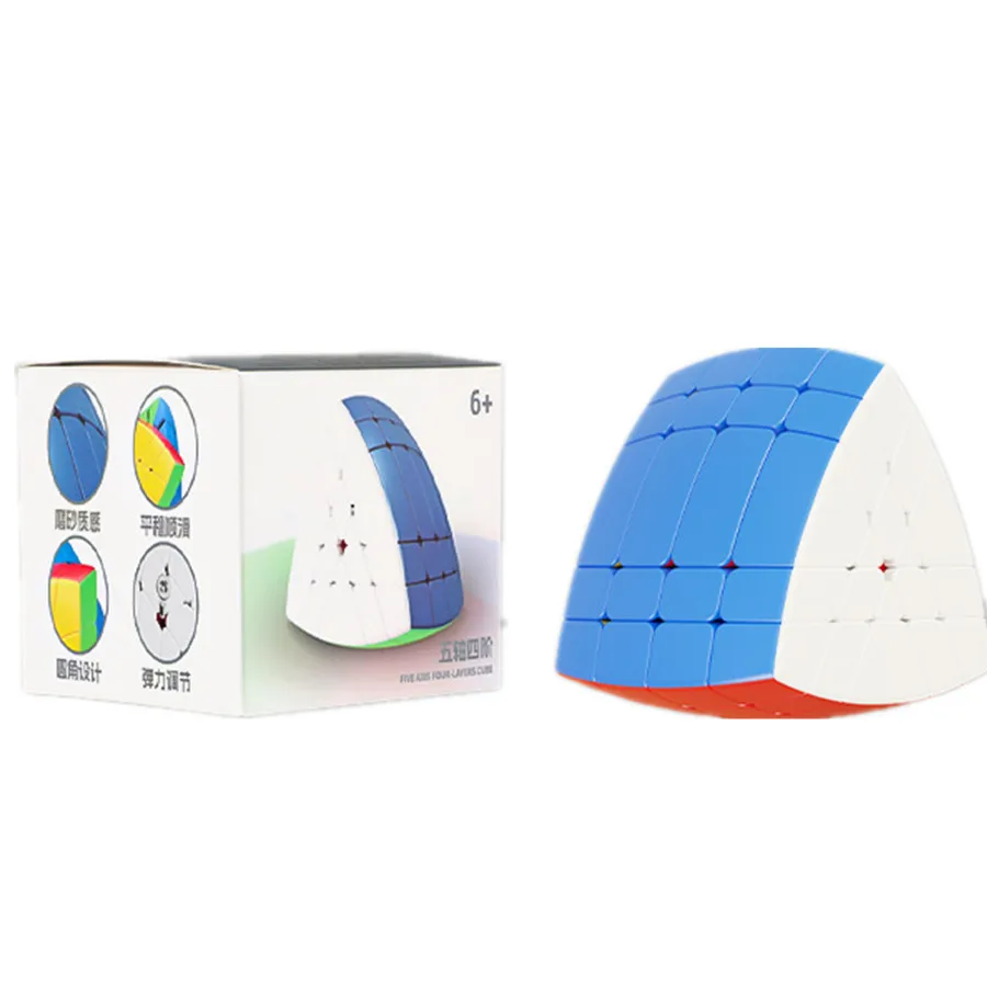 Shengshou Five Axis 2 3 4 5 Layers Cube 3x3 Magic Speed Cube Stickerless Professional Pentahedron Cubo Magico Puzzle Toys