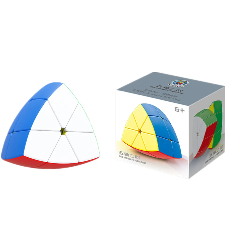 Shengshou Five Axis 2 3 4 5 Layers Cube 3x3 Magic Speed Cube Stickerless Professional Pentahedron Cubo Magico Puzzle Toys