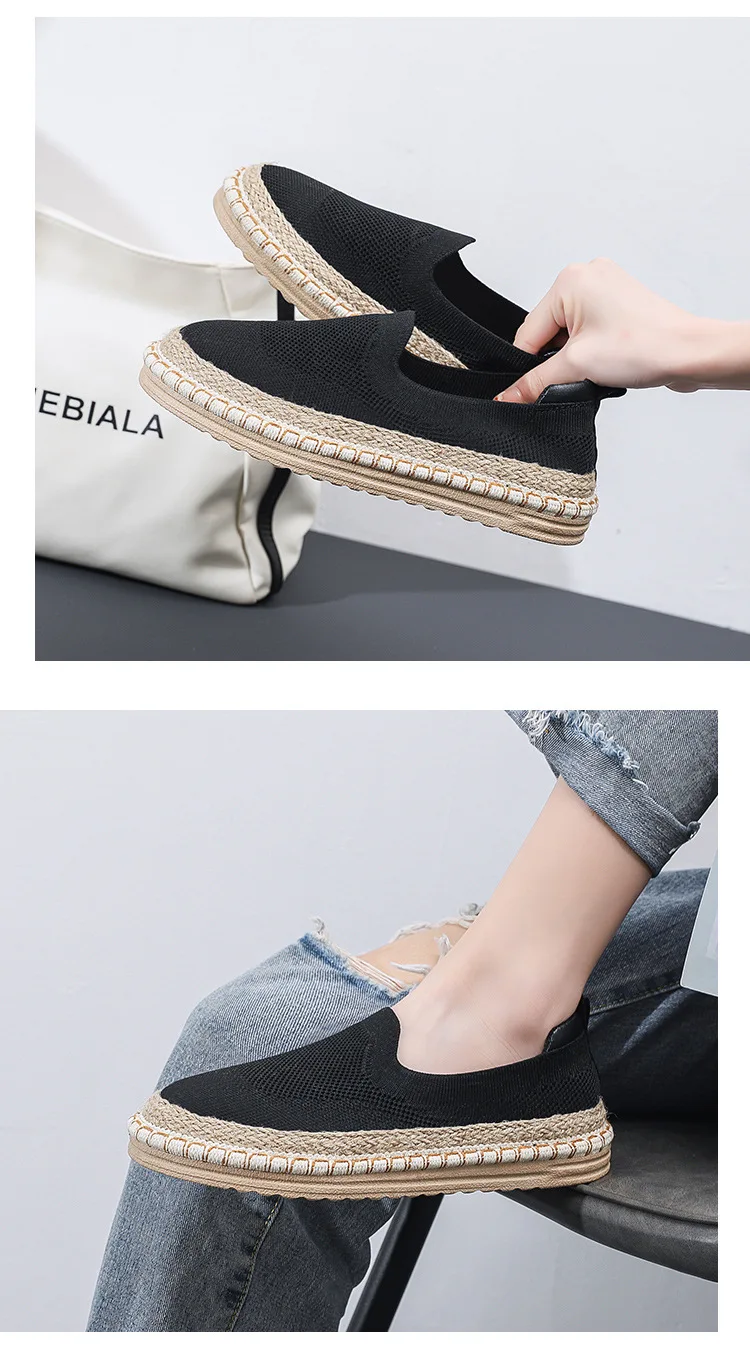Thin Mesh Women's Casual Shoes Versatile Summer Flat Bottomed Fisherman's Shoes Women's Fashion Breathable Vulcanized Shoes