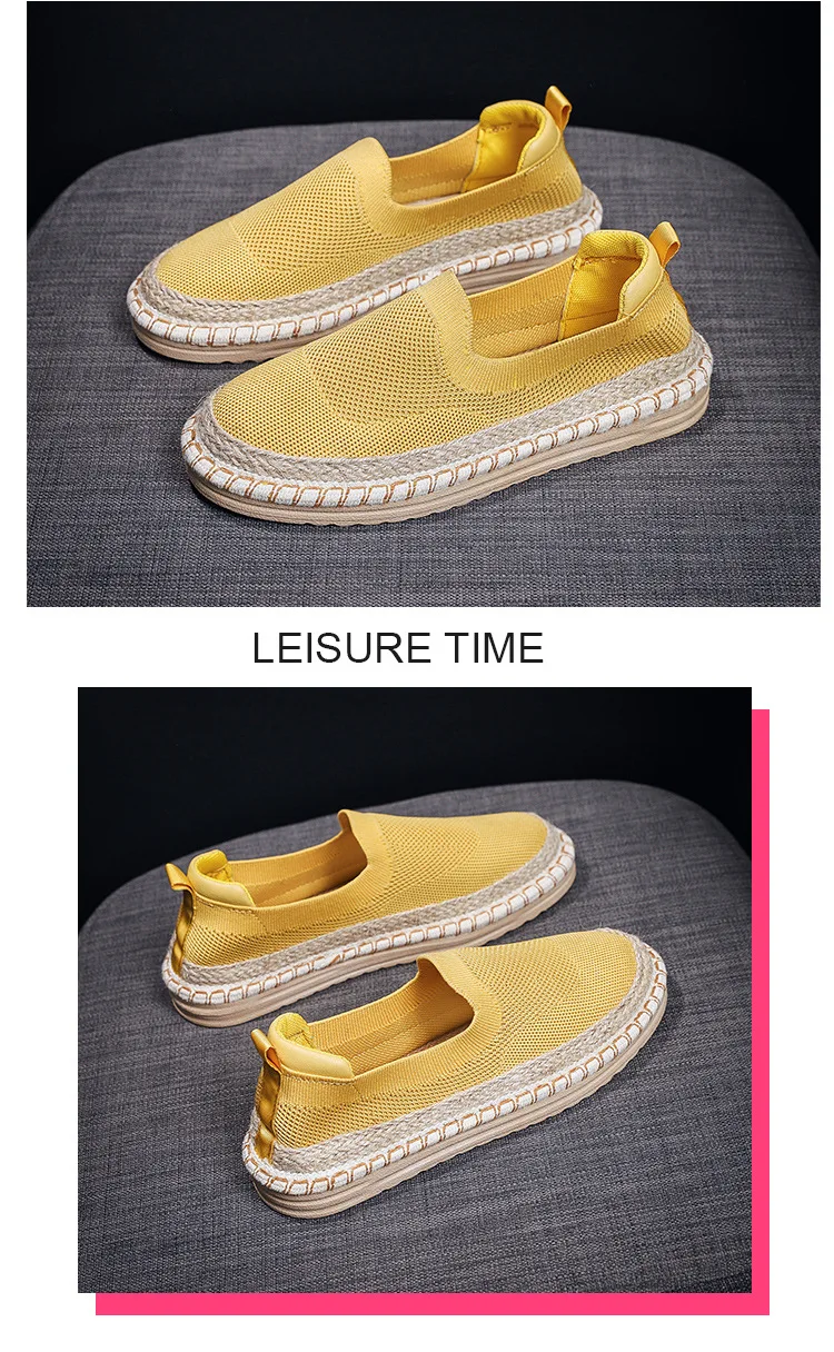 Thin Mesh Women's Casual Shoes Versatile Summer Flat Bottomed Fisherman's Shoes Women's Fashion Breathable Vulcanized Shoes