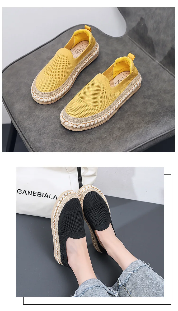 Thin Mesh Women's Casual Shoes Versatile Summer Flat Bottomed Fisherman's Shoes Women's Fashion Breathable Vulcanized Shoes