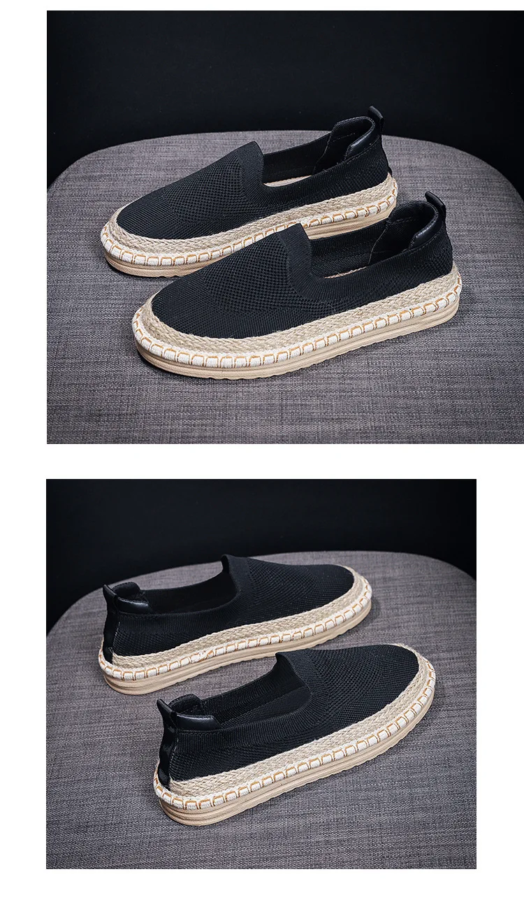 Thin Mesh Women's Casual Shoes Versatile Summer Flat Bottomed Fisherman's Shoes Women's Fashion Breathable Vulcanized Shoes