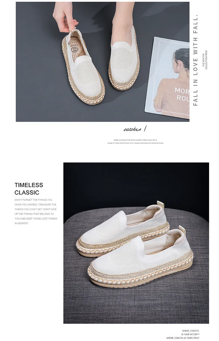 Thin Mesh Women's Casual Shoes Versatile Summer Flat Bottomed Fisherman's Shoes Women's Fashion Breathable Vulcanized Shoes