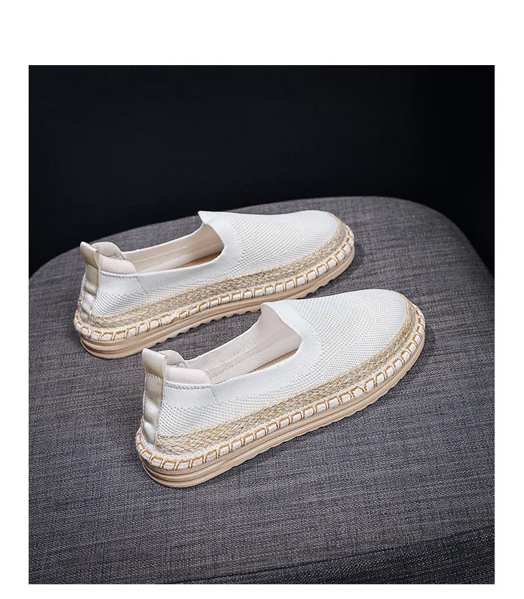 Thin Mesh Women's Casual Shoes Versatile Summer Flat Bottomed Fisherman's Shoes Women's Fashion Breathable Vulcanized Shoes