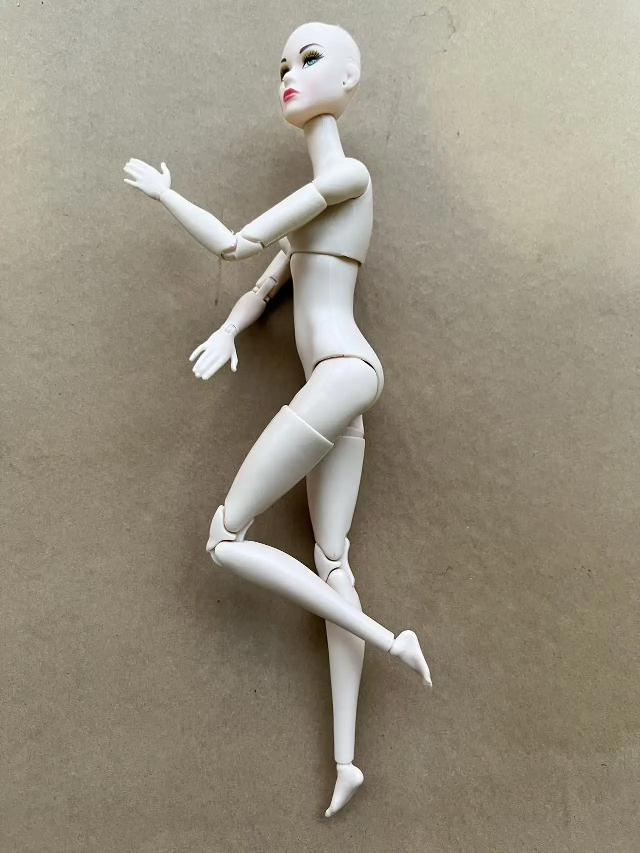 Poppy Parker Makeup Head With Beige Super White Coffee Yoga Slim Doll Body 1/6 Doll Figures Collective Toys