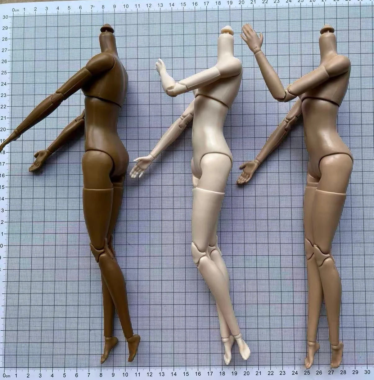 Poppy Parker Makeup Head With Beige Super White Coffee Yoga Slim Doll Body 1/6 Doll Figures Collective Toys