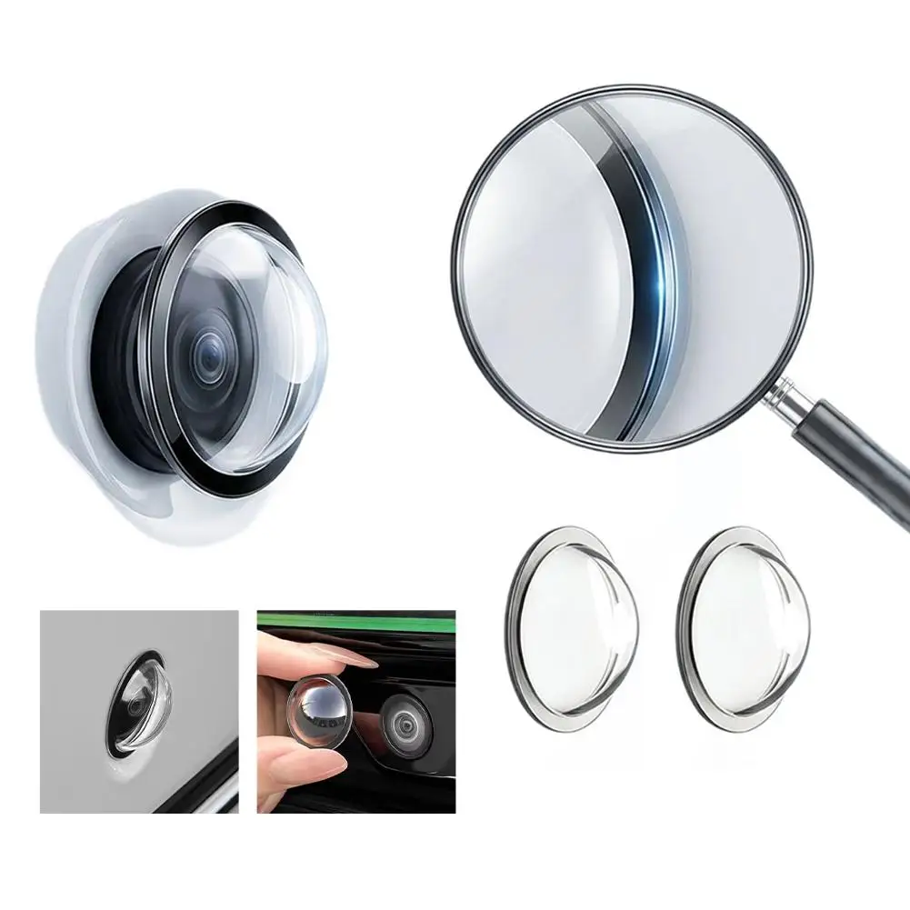 2PCS Car Camera Lens Protector HD Clear Rear View Backup Camera Guard Anti-Scratch Dustproof Camera Protection Accessories