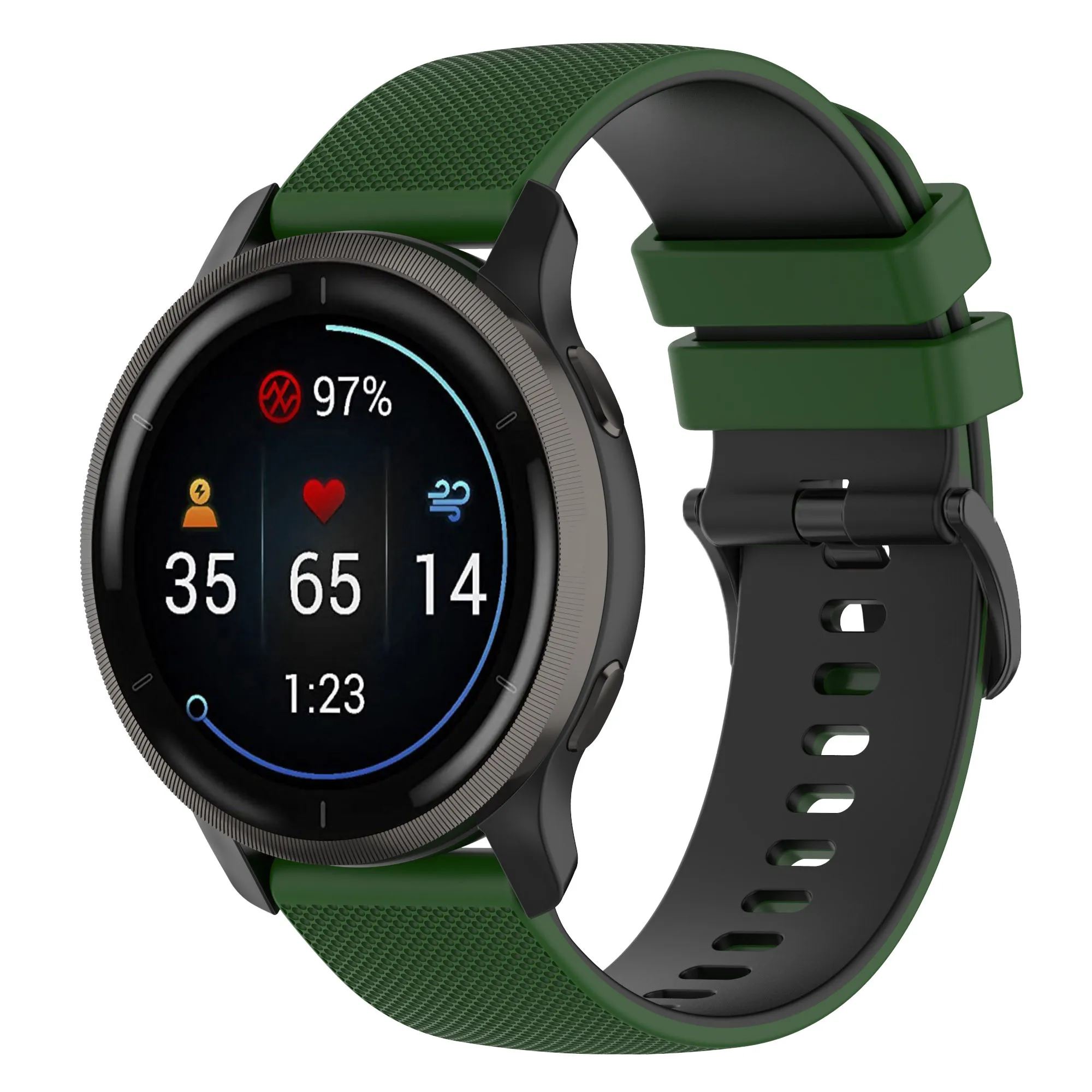 20mm 22mm Tropic Rubber Strap for Seiko/New Diving Waterproof Smart Watch Sport Wristband for Samsung Galaxy Watch 42 46mm