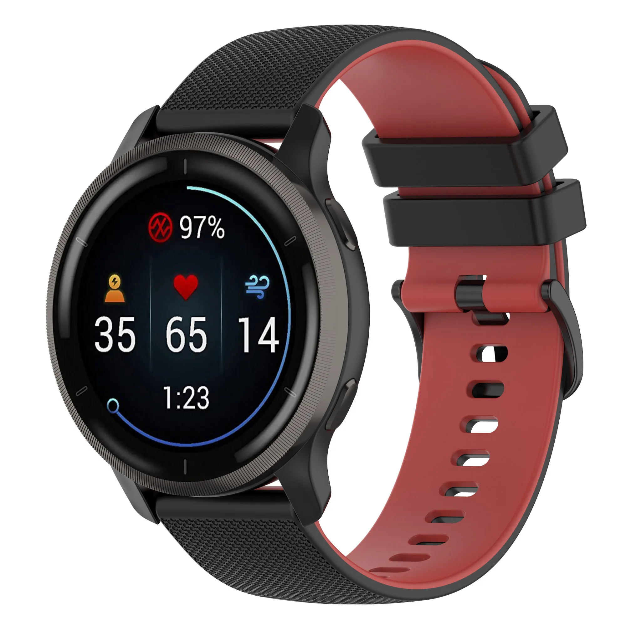 20mm 22mm Tropic Rubber Strap for Seiko/New Diving Waterproof Smart Watch Sport Wristband for Samsung Galaxy Watch 42 46mm