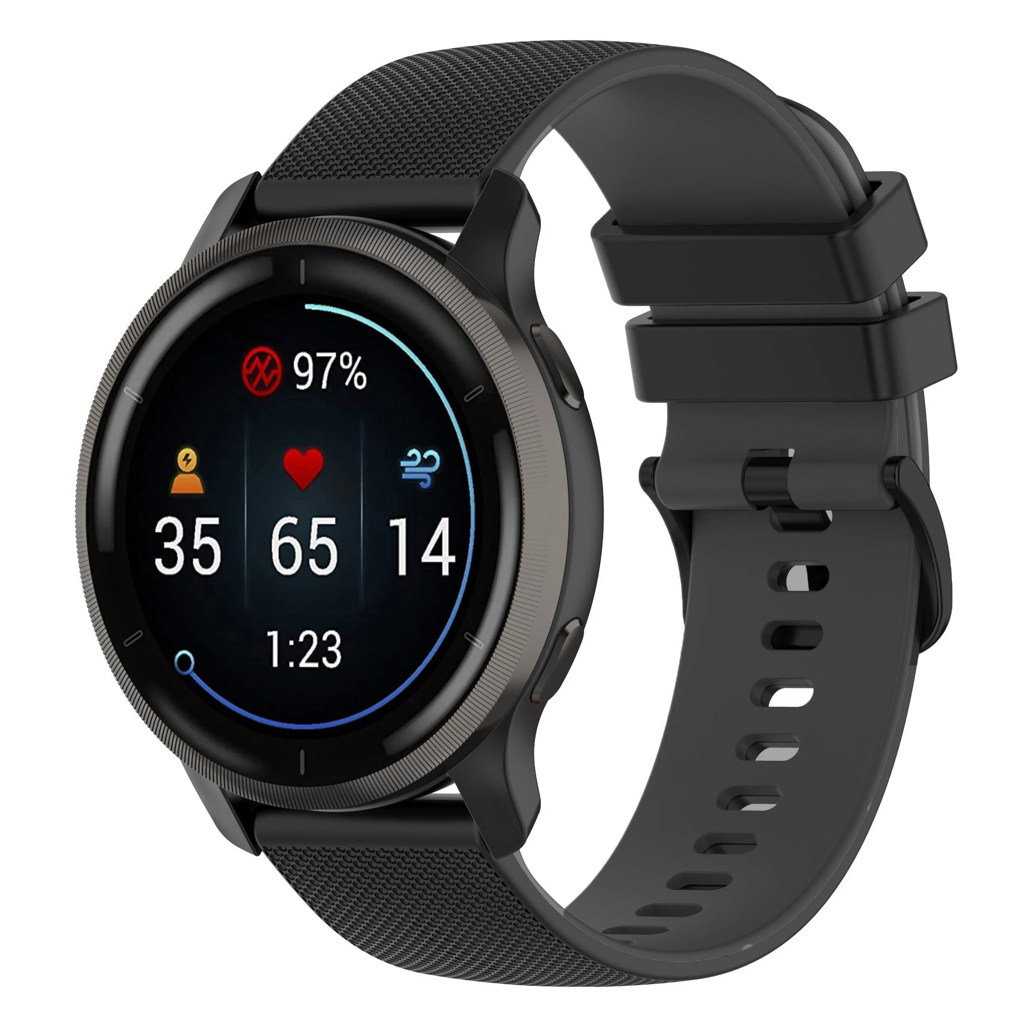 20mm 22mm Tropic Rubber Strap for Seiko/New Diving Waterproof Smart Watch Sport Wristband for Samsung Galaxy Watch 42 46mm