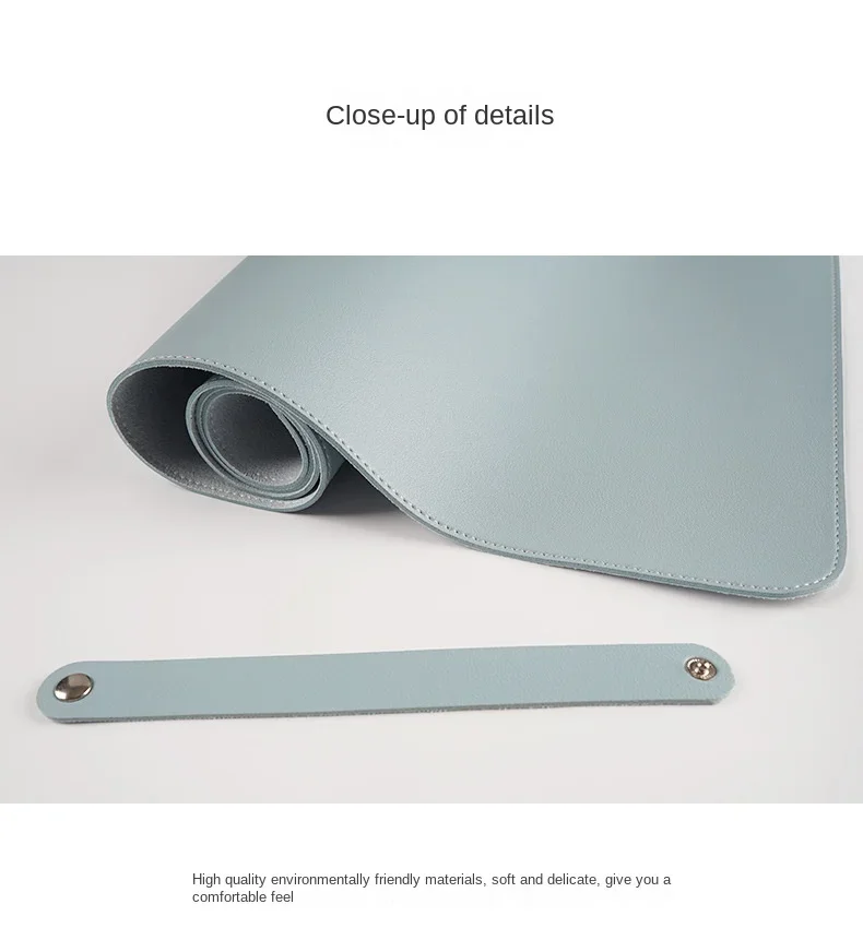 1 Pcs Large Size 600*300mm Office Desk Protector Mat PU Leather Waterproof Mouse Pad Desktop Keyboard Desk Pad Gaming Mousepad