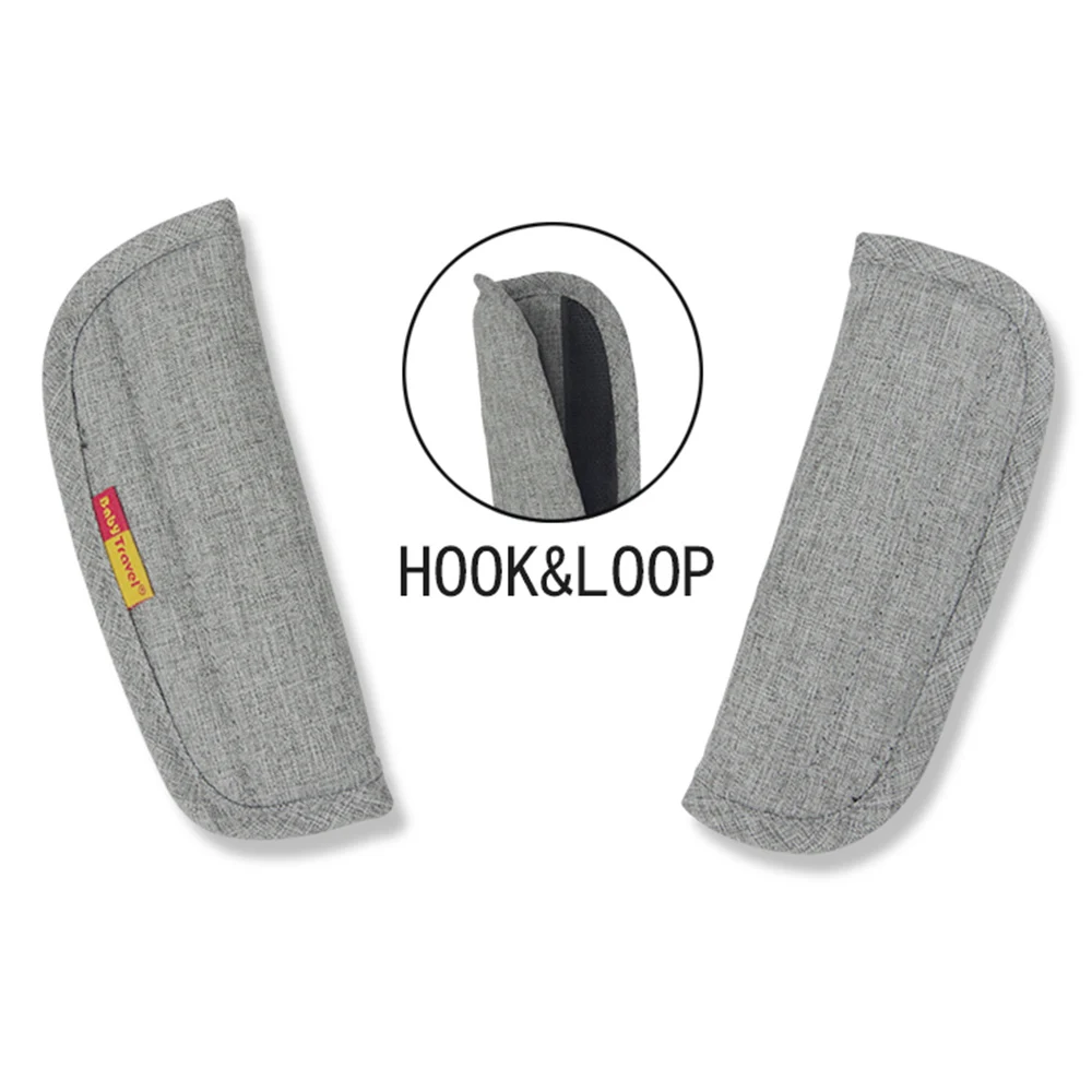 2pcs Baby Child Car Seat Belt Stroller Shoulder Strap Cover Protector Crotch Pad Cover for Universal Children's Products