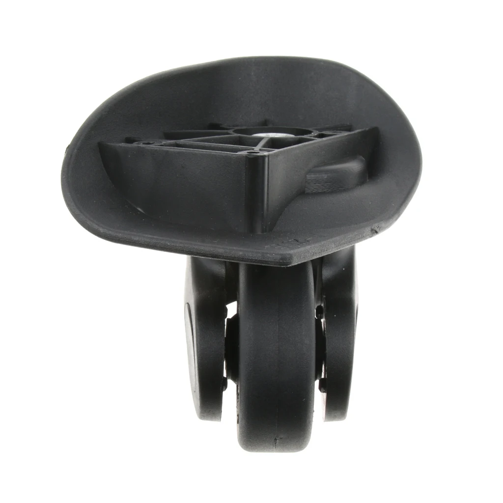 2 Pieces A20 Suitcase Luggage Mute Wheels Replacement Casters For Trolley Black Easy Installation  Replacement Mute Swivel Wheel