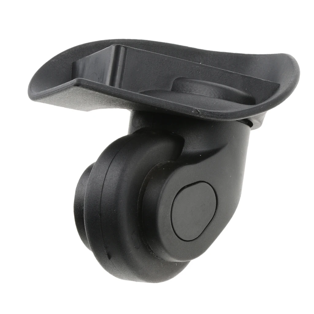 2 Pieces A20 Suitcase Luggage Mute Wheels Replacement Casters For Trolley Black Easy Installation  Replacement Mute Swivel Wheel