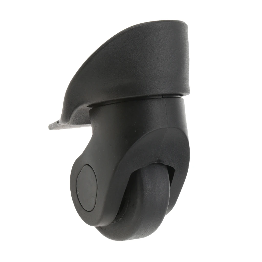 2 Pieces A20 Suitcase Luggage Mute Wheels Replacement Casters For Trolley Black Easy Installation  Replacement Mute Swivel Wheel