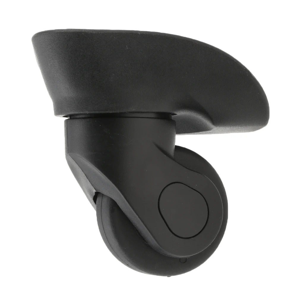 2 Pieces A20 Suitcase Luggage Mute Wheels Replacement Casters For Trolley Black Easy Installation  Replacement Mute Swivel Wheel