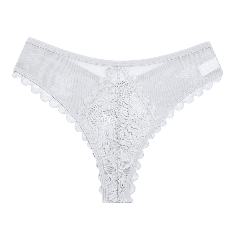 New Lace Thongs Women Underwear Sexy Low-Waist Panties Hollow Out G String Female Underpant Solid Comfortable Female Lingerie
