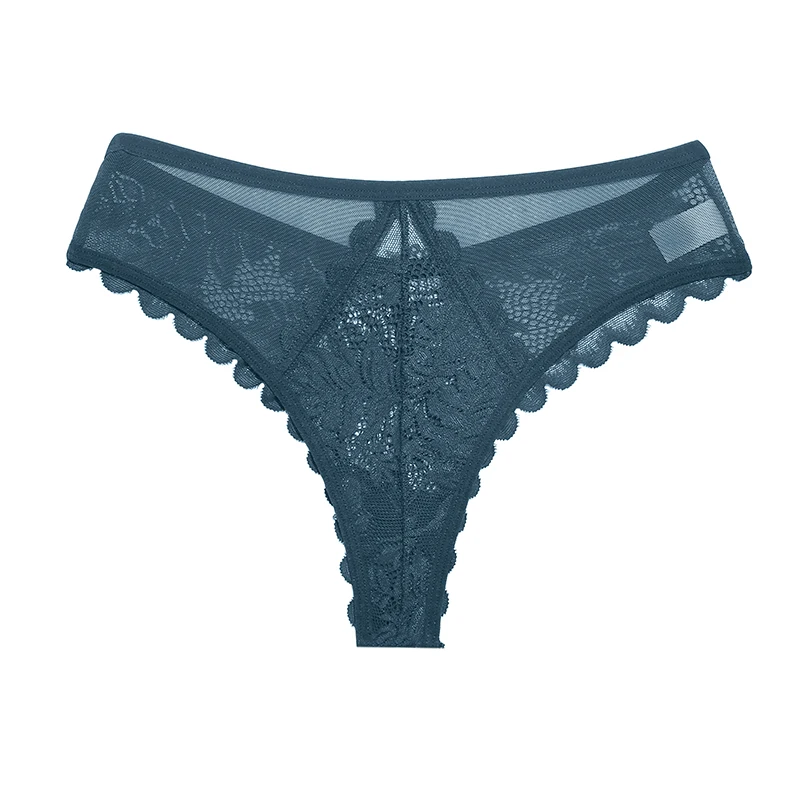 New Lace Thongs Women Underwear Sexy Low-Waist Panties Hollow Out G String Female Underpant Solid Comfortable Female Lingerie