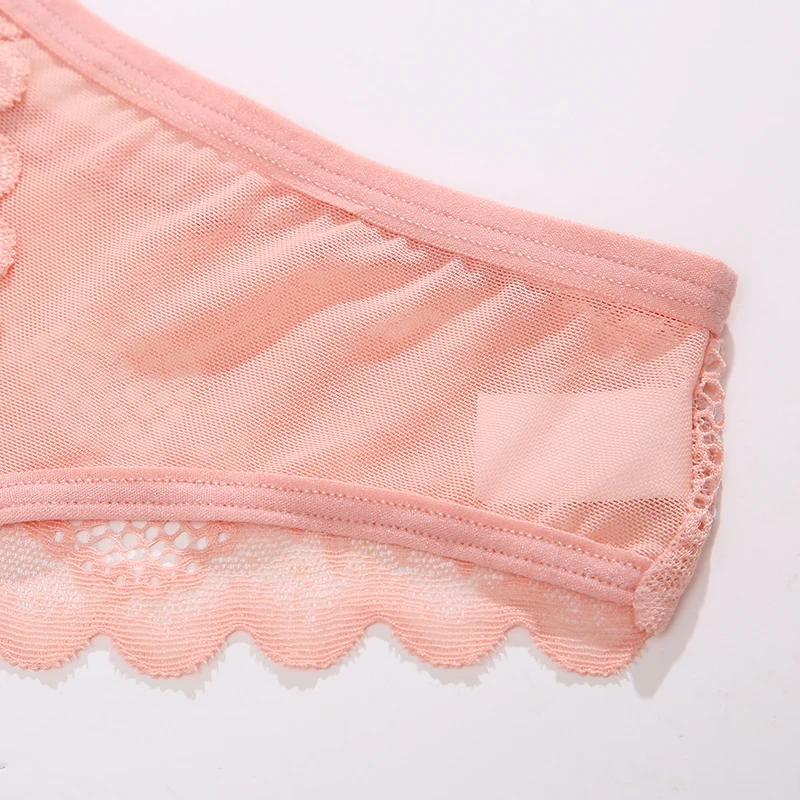 New Lace Thongs Women Underwear Sexy Low-Waist Panties Hollow Out G String Female Underpant Solid Comfortable Female Lingerie