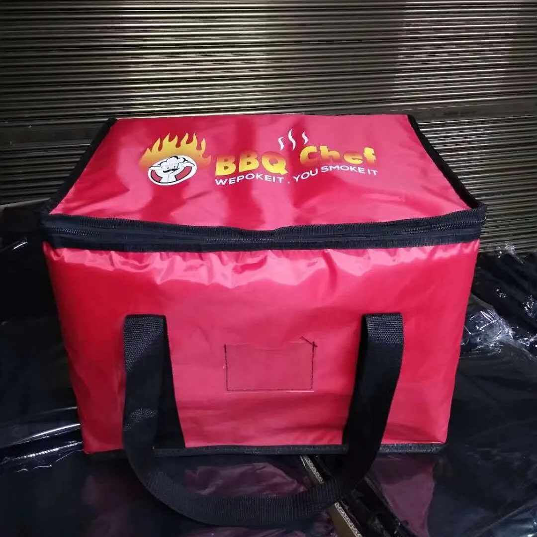 50L Extra Large Cooler Bag Car Ice Pack Insulated Thermal Lunch Pizza Bag Fresh Food Delivery Container Refrigerator Bag