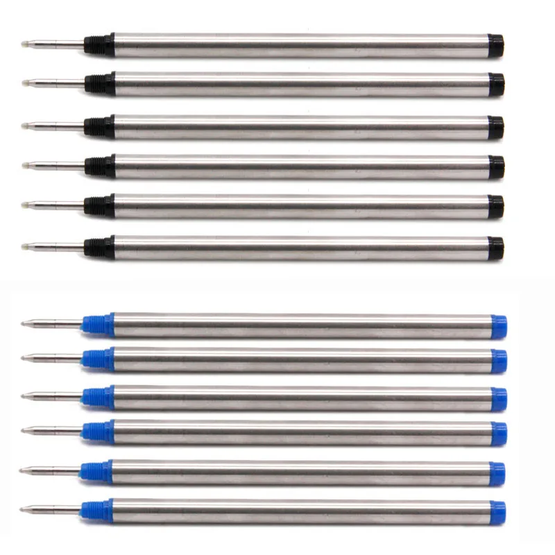 113mmx6mm 0.7 Tip Rollerball Pen Ballpen Refill For Mont Blanc 105159 107878 H-12 M401 M506 P163 MNB107878 M710 German Ink