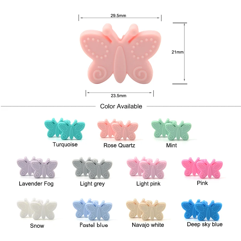 LOFCA 5pc Silicone Animal Beads Panda Food Grade DIY Toy Koala Baby Teething Beads BPA Free Pacifier Chain Accessories