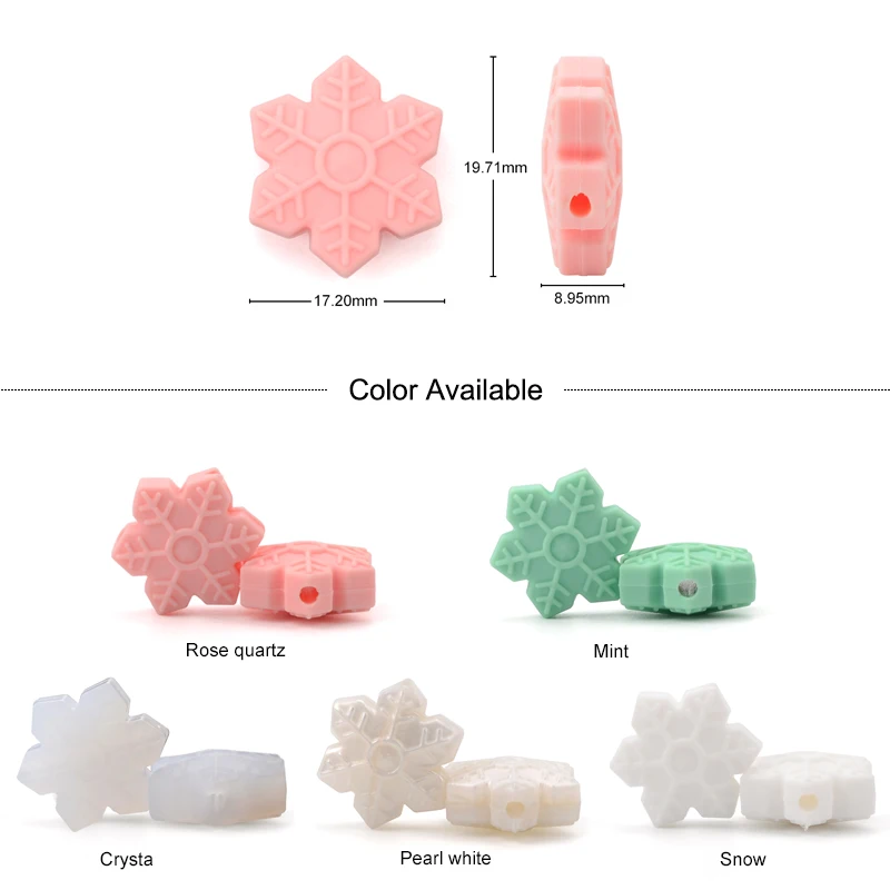 LOFCA 5pc Silicone Animal Beads Panda Food Grade DIY Toy Koala Baby Teething Beads BPA Free Pacifier Chain Accessories