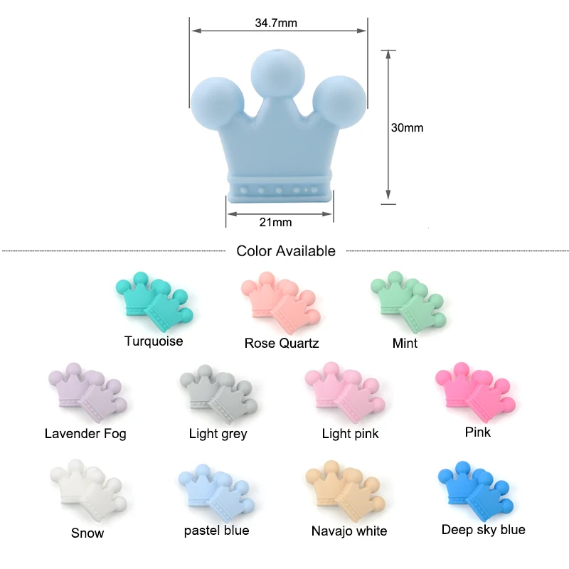 LOFCA 5pc Silicone Animal Beads Panda Food Grade DIY Toy Koala Baby Teething Beads BPA Free Pacifier Chain Accessories