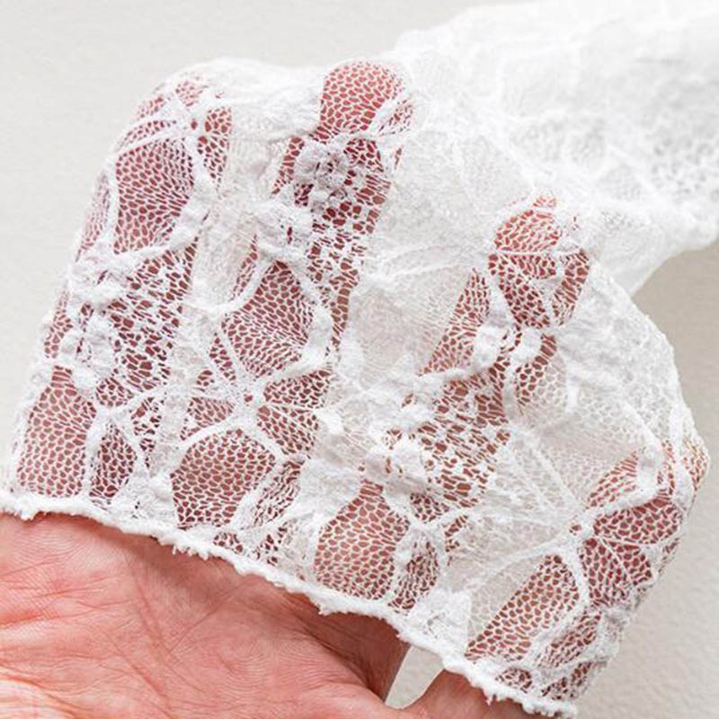 Women Socks Retro Lace Floral Mesh Lolita Cute Socks Thin Middle Tube Transparent Socks Girl Sweet Breathable Designer Socks
