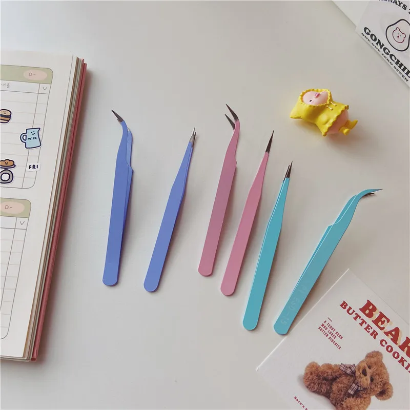 Sharkbang BOBO 2PCS Tweezers Scrapbook Sticker Washi Tape Picking Multi-Tool Stationery DIY Junk Journal Album School Supplies