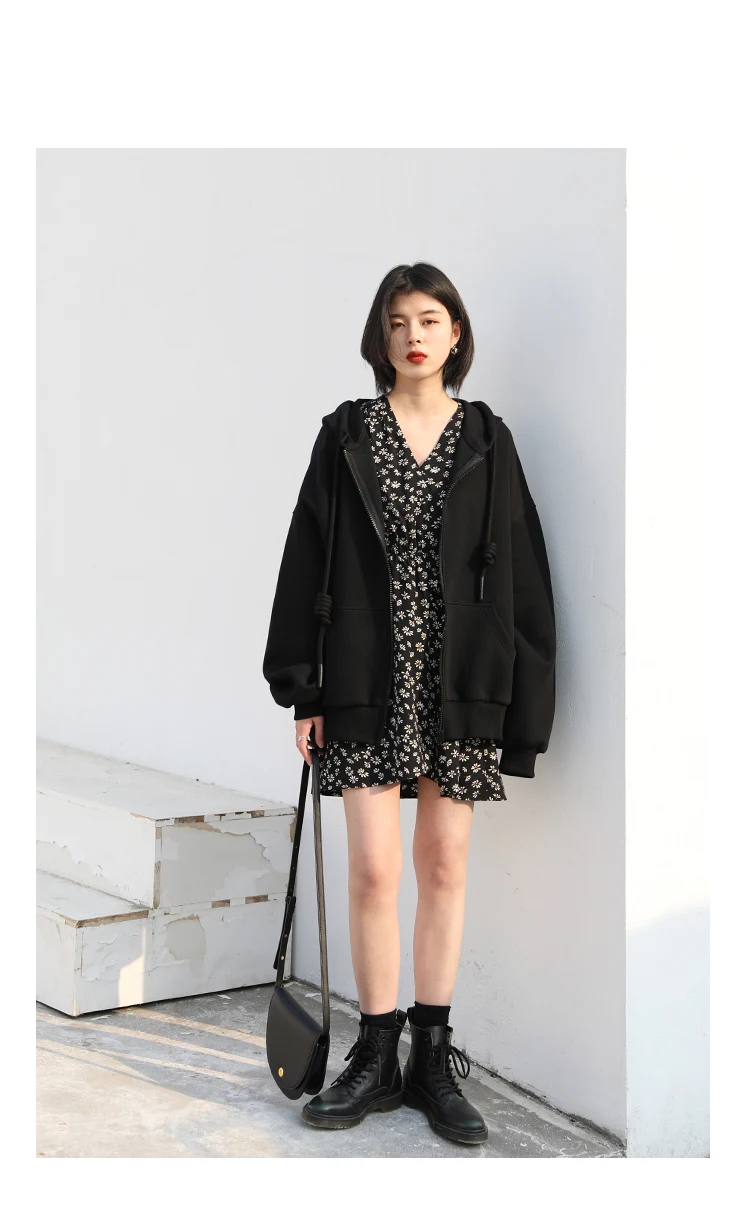 CHIC VEN Women's Hoodies Sweatshirts Casual Loose Sports Women Jackets Streetwear Female Coat Fashion Tops Spring Autumn 2022
