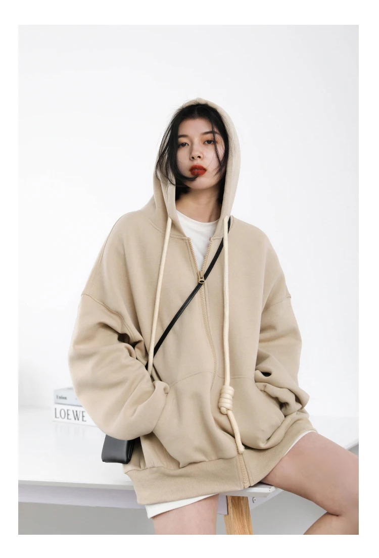 CHIC VEN Women's Hoodies Sweatshirts Casual Loose Sports Women Jackets Streetwear Female Coat Fashion Tops Spring Autumn 2022