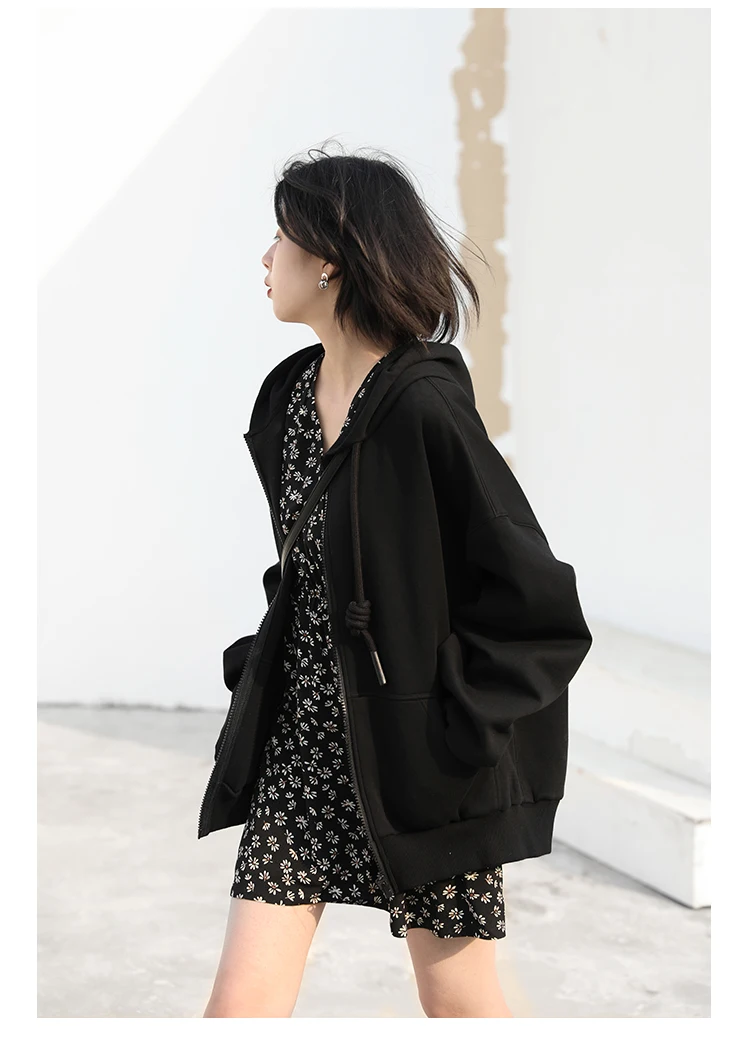 CHIC VEN Women's Hoodies Sweatshirts Casual Loose Sports Women Jackets Streetwear Female Coat Fashion Tops Spring Autumn 2022