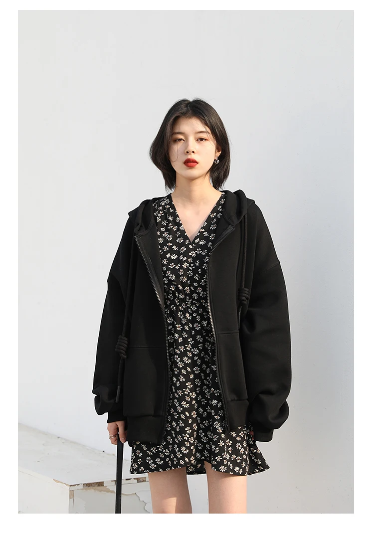 CHIC VEN Women's Hoodies Sweatshirts Casual Loose Sports Women Jackets Streetwear Female Coat Fashion Tops Spring Autumn 2022