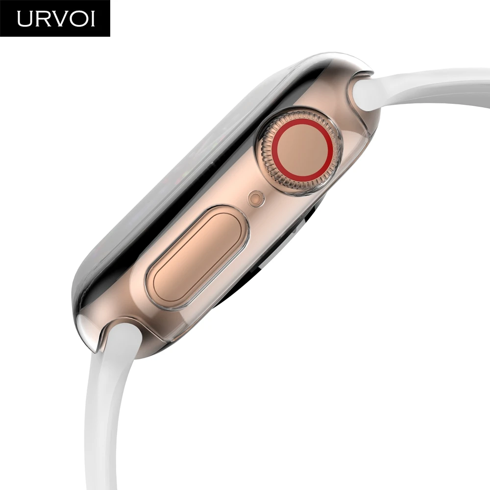 TPU Cover For apple watch Case 44MM 45MM 41MM 42MM 38MM 40MM Full bumper band protector iwatch series 9 8 7 6 5 3 SE accessories