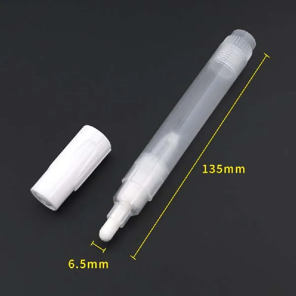 Creative Plastic Empty Pen Rod 3mm 5mm 6.5mm 8mm 10mm Barrels Tube for Graffiti Pens Liquid Chalk Markers Paint Pen Accessories