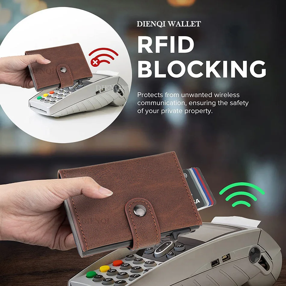 Anti Theft Credit Card Holder Airatg Men Wallet Bank Cardholder Case Rfid Minimalist Wallets for Airtag Air Tag Tracker Choice