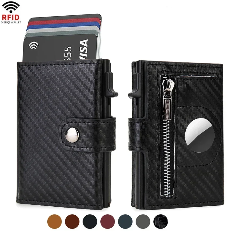 Anti Theft Credit Card Holder Airatg Men Wallet Bank Cardholder Case Rfid Minimalist Wallets for Airtag Air Tag Tracker Choice