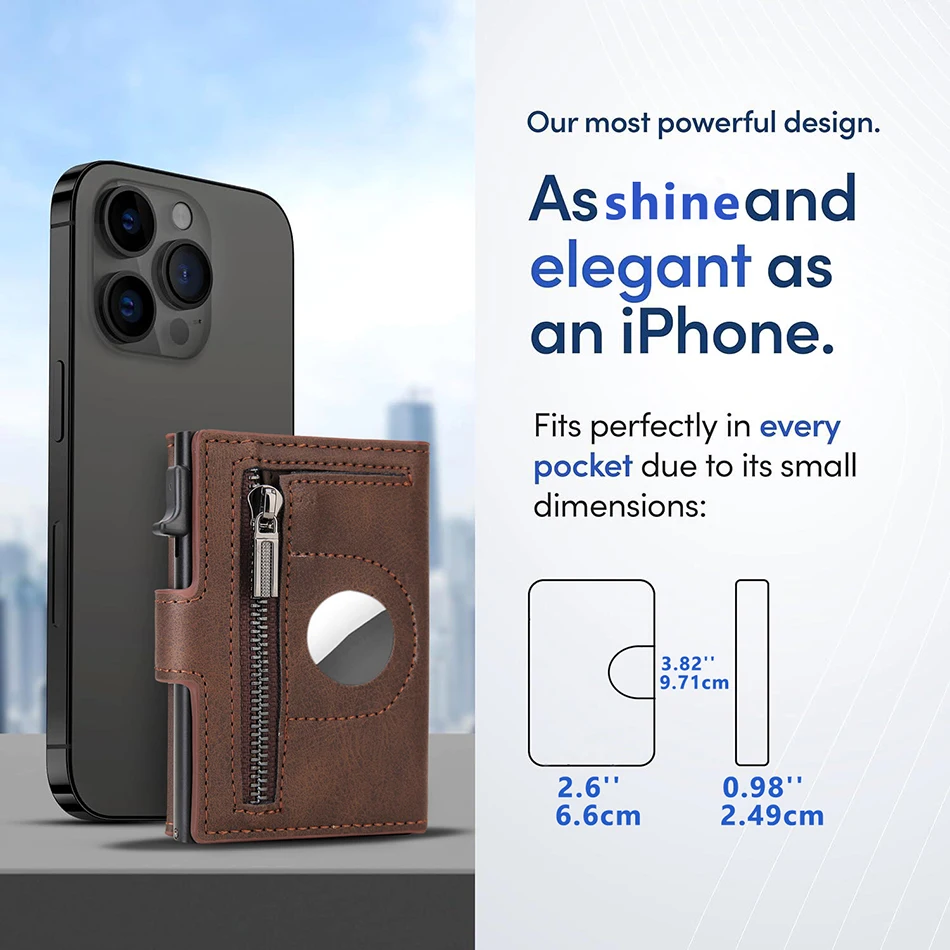 Anti Theft Credit Card Holder Airatg Men Wallet Bank Cardholder Case Rfid Minimalist Wallets for Airtag Air Tag Tracker Choice