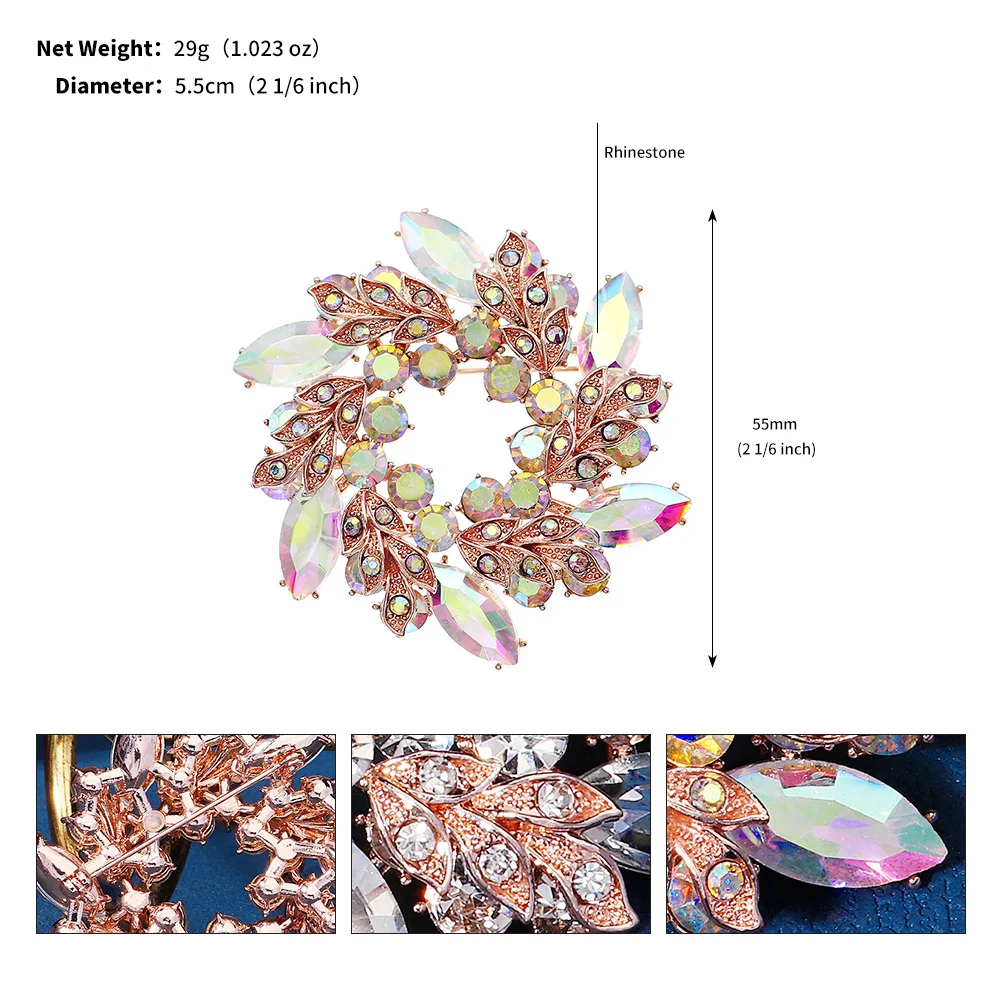 Pearl Brooch Pin Snowflake High-end Silk Scarf Buckle Luxury Exquisite Ladies Clothing Accessories Dress Skirt Jewelry