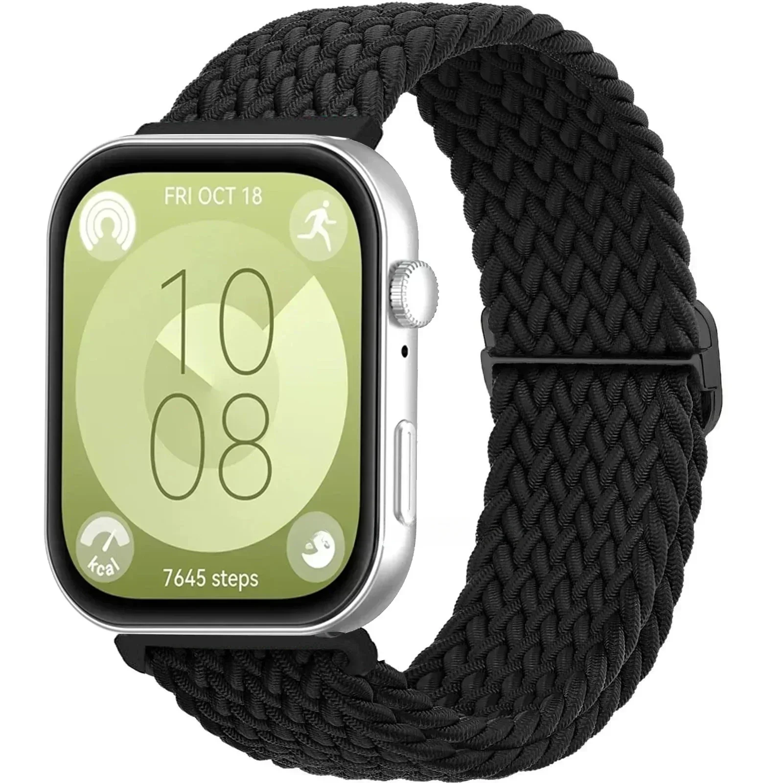 Nylon Braided Strap for Huawei Watch Fit3 Fit2 Fit5 4 Solo Loop Band for Huawei Watch Fit 3 2 1 Smartwatch Woven Sport Bracelet