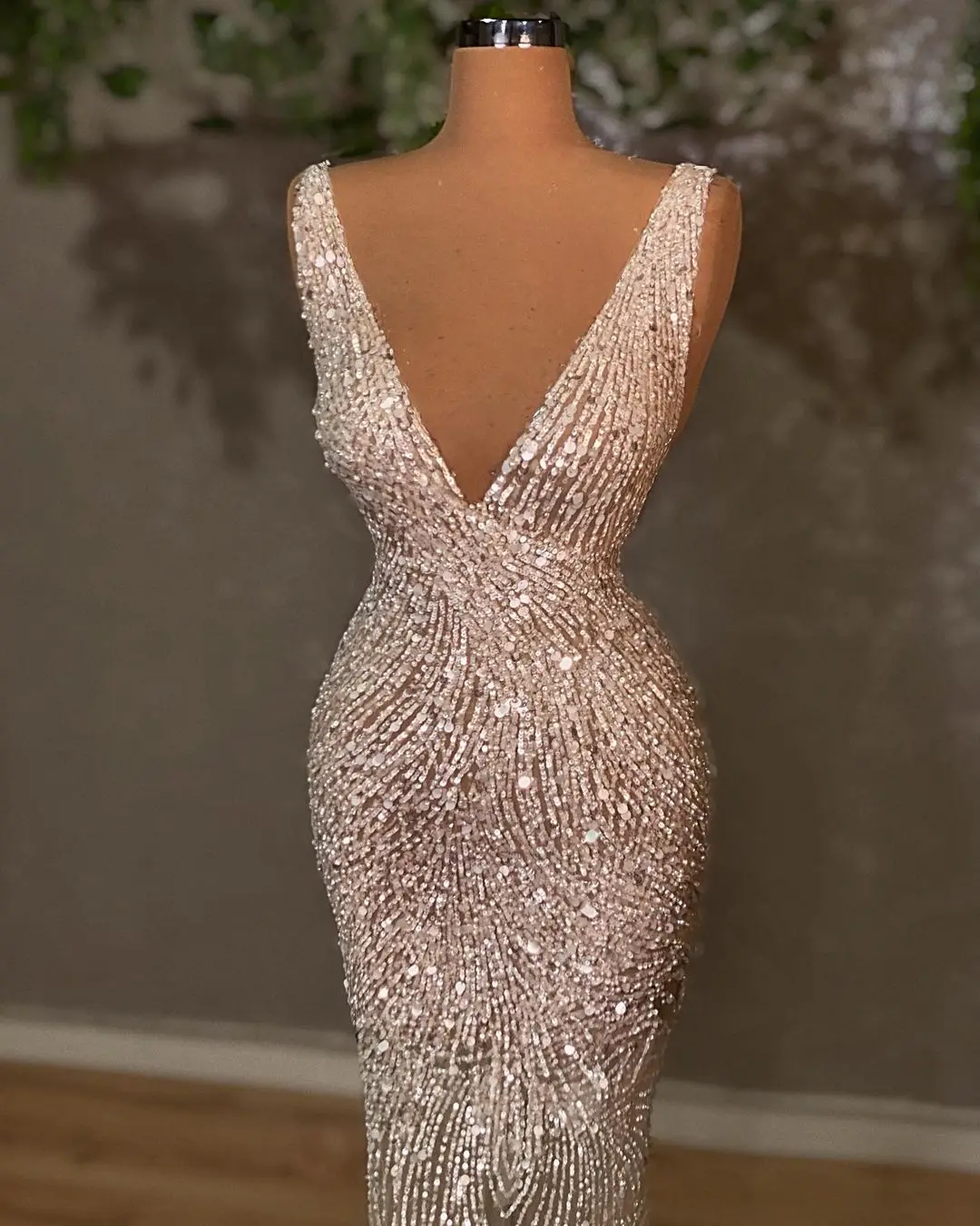Luxury Beading Sequins Mermaid Wedding Dress Customized Tulle Robe Sweetheart Sleeveless Court Train Custom Made Bridal Gowns
