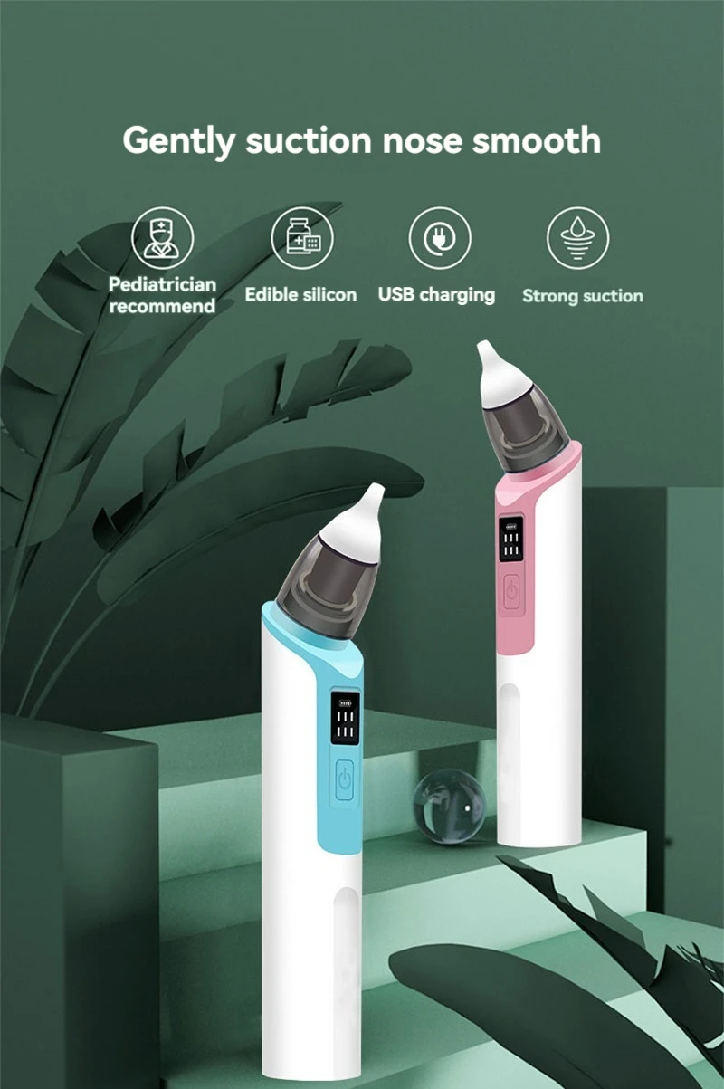 2026 New Pattern Baby Electric Nasal Aspirator Charging Version Newborn Baby Nasal Aspirator Suck Out Prevent Nasal Congestion