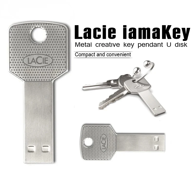Key Usb Flash Drive Pendrive 128gb 64gb 32gb Memory Usb Stick 16gb 8gb 4gb Metal Waterproof Lacie Pen Drive Real Capacity U Disk