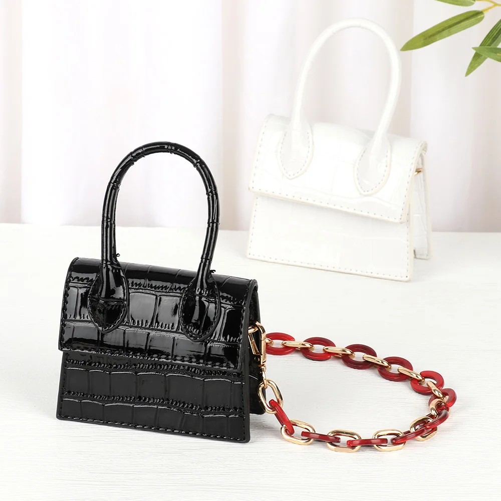 New Women Replaceable Acrylic Bag Chain Strap Detachable Purse Handbag Bag Straps Resin Crossbody DIY Shoulder Bag Accessories