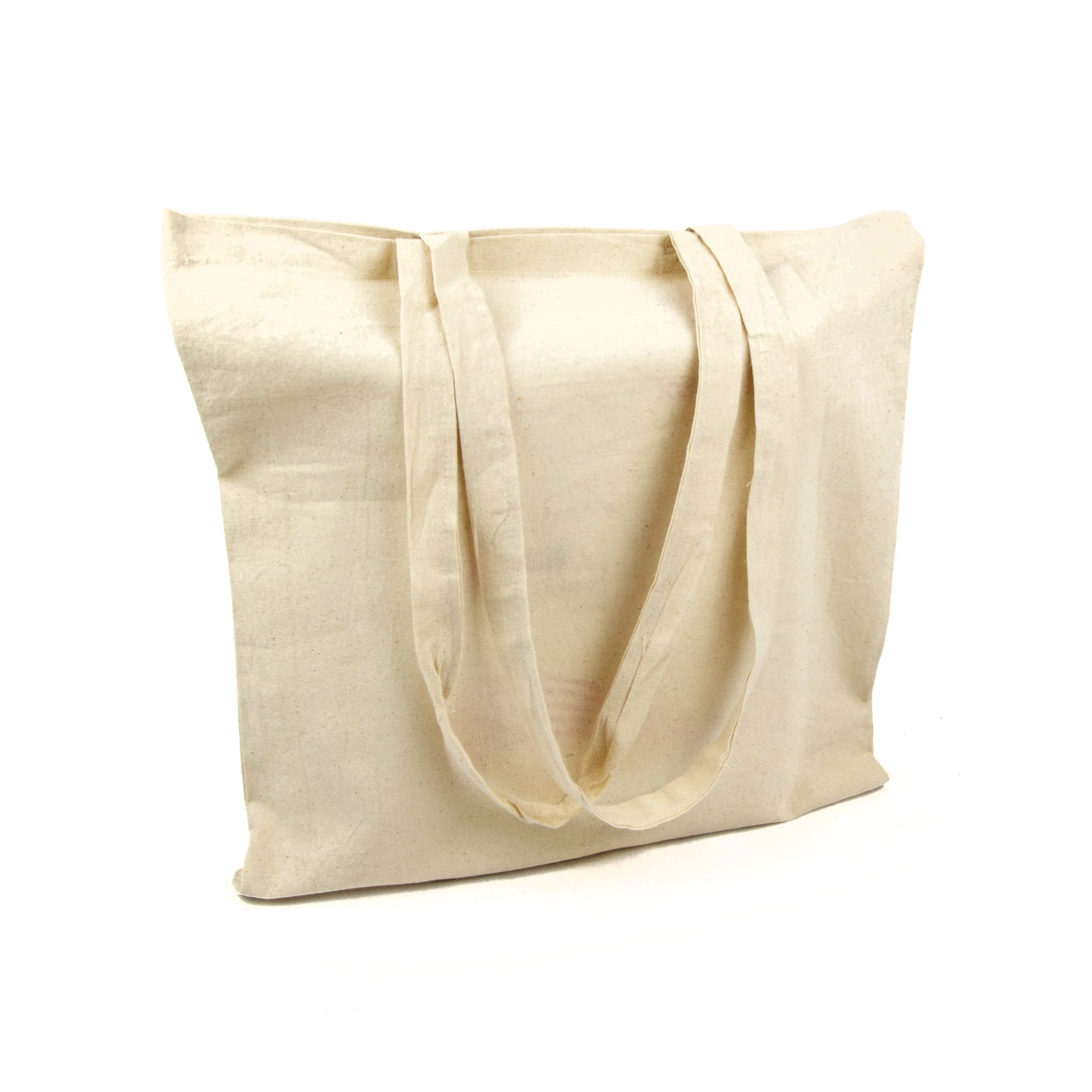 Pack 10 25 50 100 200 X Natural Cotton Bag 140g Reusable Eco-Friendly with Long Handle for Shopping, Gifts, Weddings, Kraft and Conferences Personalized Fabric Bag Tote Bag