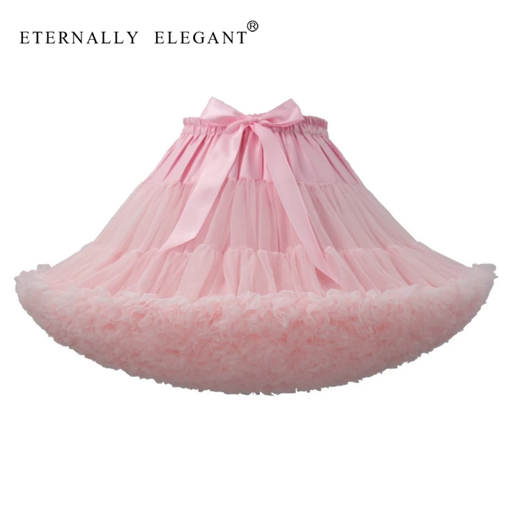 HOT Petticoats Lolita Cosplay Bridal Crinoline Lady Girls Underskirt for Party White Black Ballet Dance Skirt Tutu