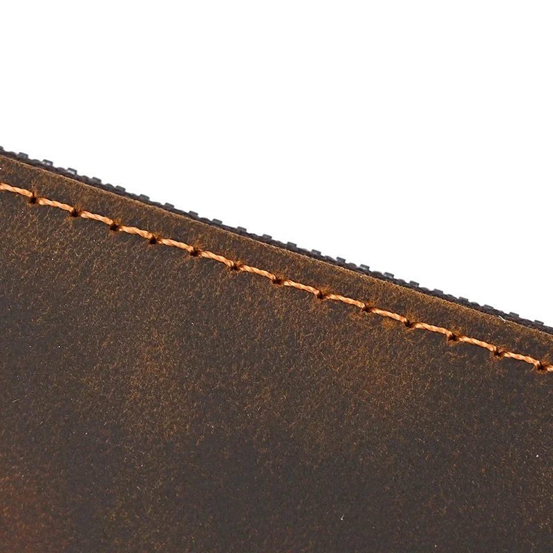 Luufan Leather Men Clutch Wallet Genuine Leather Zipper Business Men Day Bag Large Capacity Card Holder Purse Man Phone Pouth