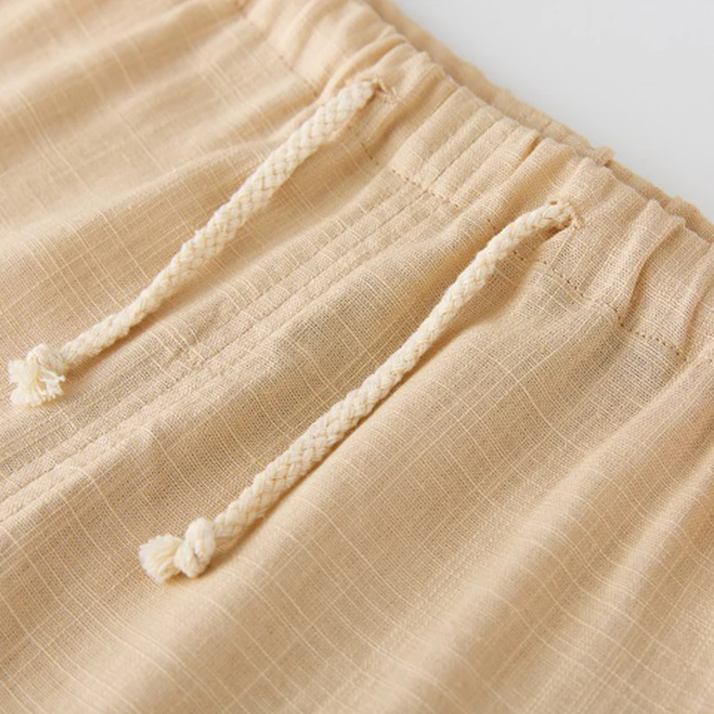 Children's Cotton And Linen Trousers Spring And Summer Thin Boys And Girls Linen Pant Baby Harem Pants WT620