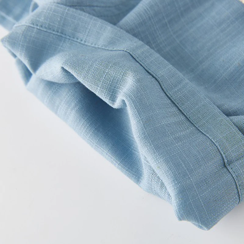 Children's Cotton And Linen Trousers Spring And Summer Thin Boys And Girls Linen Pant Baby Harem Pants WT620
